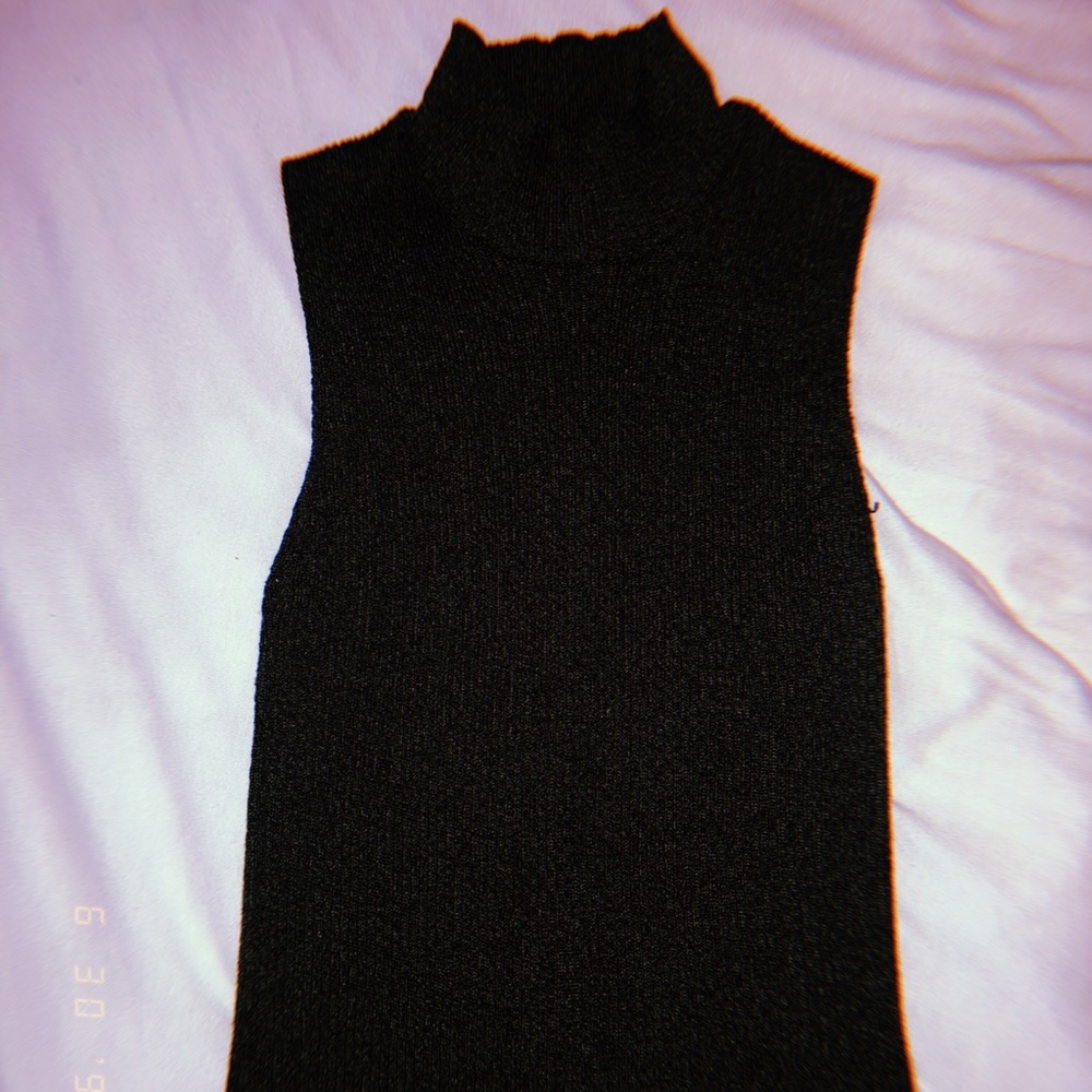 Army Green Sweater Tank Top